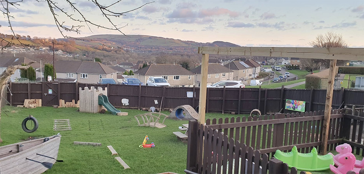The nursery outdoor learning garden